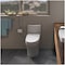 Toto Aquia IV One-Piece Elongated Dual Flush 1.28 and 0.9 GPF Cotton White CST646CEMFGNAT40#01 - alternate 4